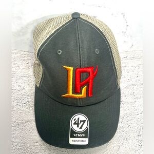 XFL LA Wildcats Trawler Clean Up Hat '47 Adjustable New